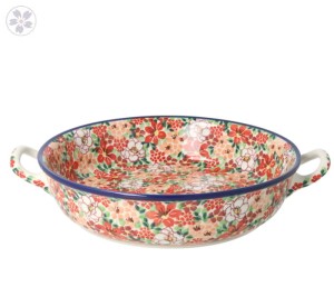 Rondel Ø 23 cm Ceramika Artystyczna Bolesławiec C39 dekU5004