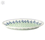 Półmisek 20,7 x 35,5 cm GU1104DEK1208 Ceramika Bolesławiec