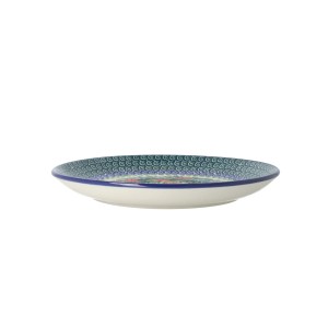 Talerz Ceramika Artystyczna Bolesławiec płaski obiadowy Ø 24 cm T266 dekU3195