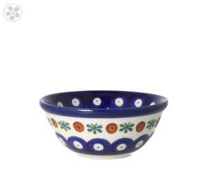 Bowl 10x10 cm M558 dek70X Bolesławiec Pottery
