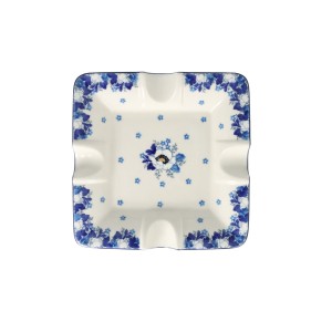 Popielnica 17 cm x 17 cm Ceramika Artystyczna Bolesławiec 175 dek2222X