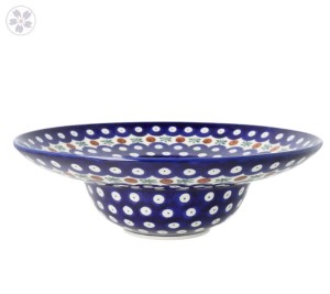 Talerz do makaronu 25cm h7,8cm Ceramika Artystyczna Bolesławiec D86 dek70X