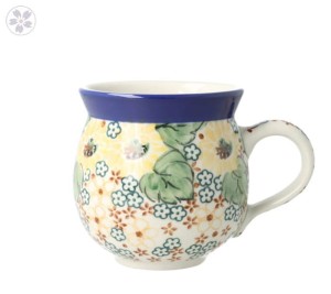 Mug V 0,35 L K070dekU4742 Bolesławiec Pottery
