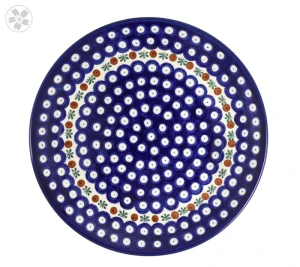 Talerz Ceramika Artystyczna Bolesławiec Ø 26,5 cm B12 dek70X