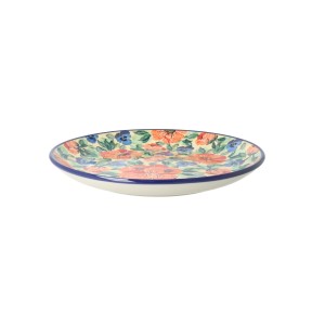Talerz Ceramika Artystyczna Bolesławiec płaski obiadowy Ø 24 cm T266 dekU4704