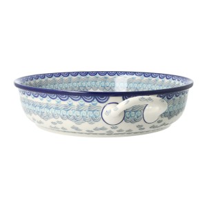 Rondel Ø 23 cm Ceramika Artystyczna Bolesławiec C39 dek2372X