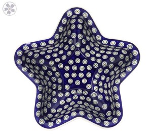 Form for baking star GU2145DEK8 Bolesławiec Pottery