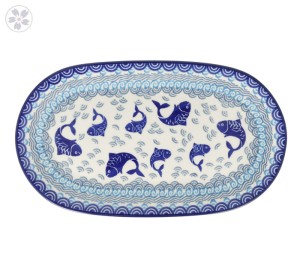 Tray G72 28x16cm 2372X Bolesławiec Pottery