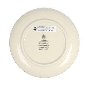 Talerz deserowy Ø 16 cm Ceramika Artystyczna Bolesławiec T261 dek2638X