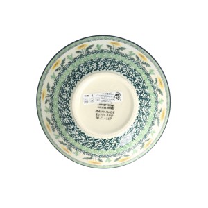 Miska do sałatek V 1 L Ceramika Artystyczna Bolesławiec M057 dek2638X
