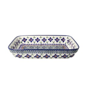 Półmisek do zapiekania 19,5x25,5 cm Bolesławiec GU370DEKDU60