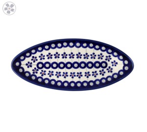 Półmisek łódka dł. 25 cm GU2027DEK166A Ceramika Bolesławiec