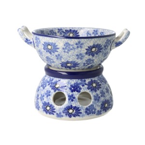Komplet do fondue C62 Ceramika Artystyczna Bolesławiec dek2999X