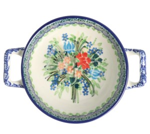 Miska fondue Ceramika Artystyczna Bolesławiec C61 dekU3195