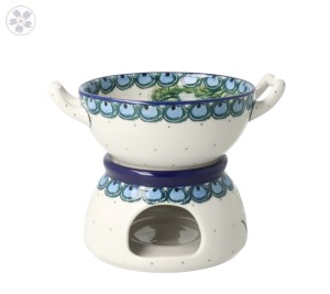 Komplet do fondue C62 Ceramika Artystyczna Bolesławiec dek2127X