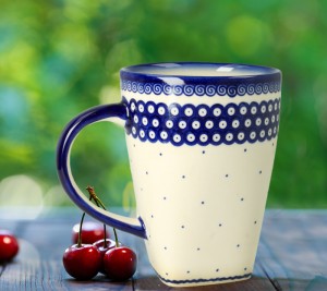 Kubek duży Mars V 0,6 L Kropki Galia