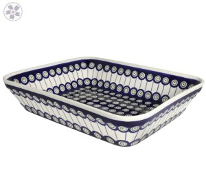 Półmisek 33,3 x 27,5 cm GU1352DEK8 Ceramika Bolesławiec