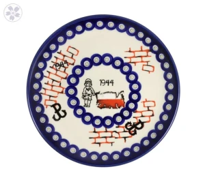 Plate GU814 DEKDUok171 Bolesławiec Pottery