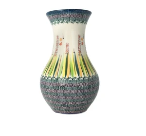 Wazon wys. 22 cm Wrzos Ceramika Bolesławiec Galia