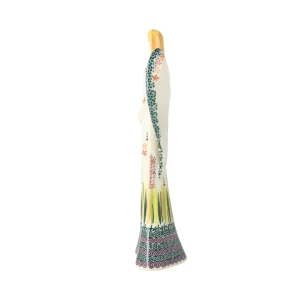 Figura ceramiczna anioł Wrzos Galia Ceramika Bolesławiec