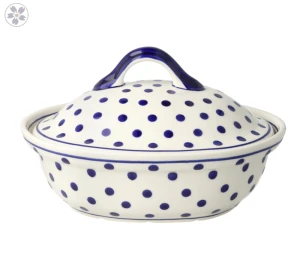Roasting pan V 1,2 L  GU1156DEK37 Bolesławiec Pottery