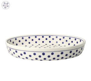 Dish ø 22,0 x 31,0 cm GU350DEK37 Bolesławiec Pottery