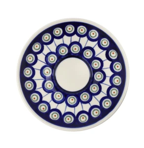 Filiżanka i spodek Ceramika Bolesławiec Ø 11,8/16 cm V 0,22 L GU775 DEK8