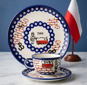 CERAMIKA BOLESŁAWIEC Zestaw Na prezent lux DEKDUOK171