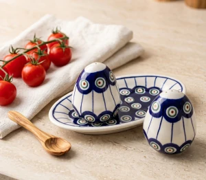 Solniczka 18,4 x 10,4 cm Bolesławiec GU9012DEK8
