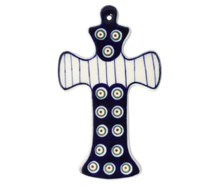 Krzyż 19,5 x 11,8 cm GD1089DEK8 Ceramika Bolesławiec