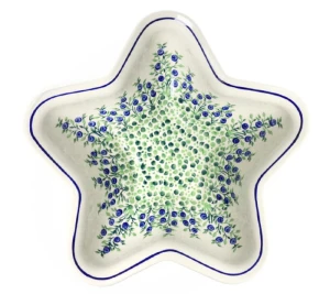 Form for baking star GU2145DEK1208 Bolesławiec Pottery