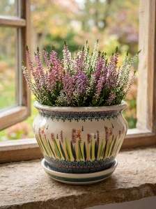 Doniczka wys. 14 cm Wrzos Galia Bolesławiec