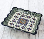 Talerz kwadratowy falbanka dł. 16,4 cm GU1610DEKDU60