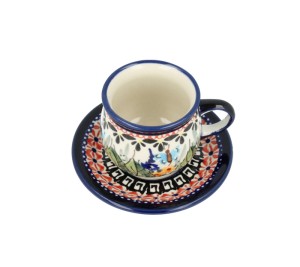 Filiżanka i spodek do podwójnego espresso V 0,07 L GU1121DEK149Art