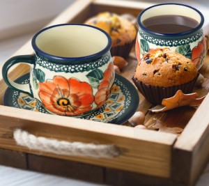 Zestaw do podwójnego espresso V 0,07 L Bolesławiec GU1121DEK124Art