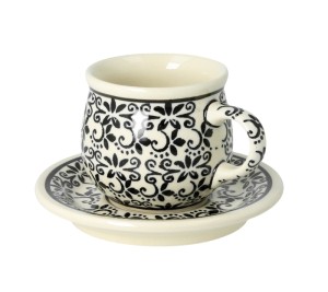 Filiżanka i spodek do podwójnego espresso V 0,07 L GU1121DEK941