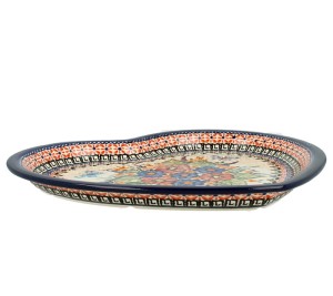 Talerz serce 27,4 X 25,0 CM Bolesławiec GU1254DEK149Art