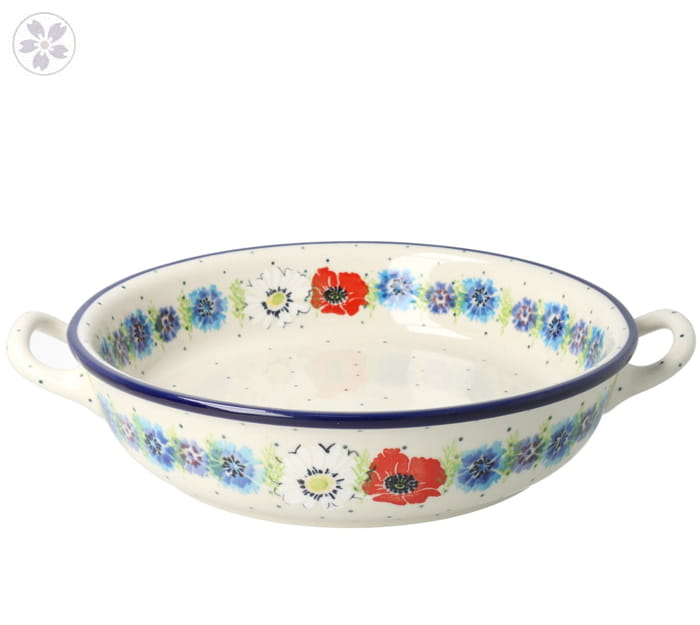 Rondel Ceramika Artystyczna Bolesławiec 23 cm C39 dek2510X