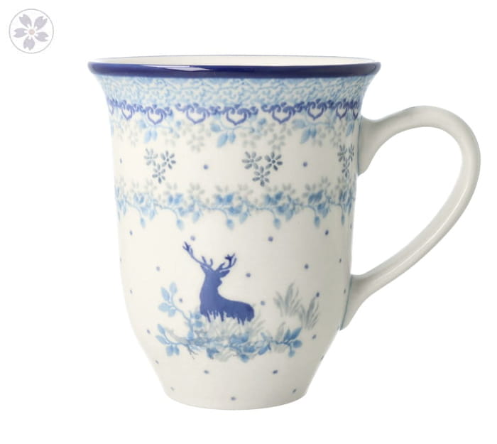 Kubek Ceramika Artystyczna Bolesławiec Latte V 0,45 L K826 dek2858X