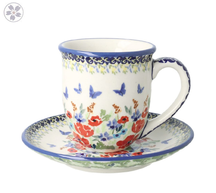 Filiżanka i spodek cappuccino V 0,22 L F104 JZ71 Manufaktura w Bolesławcu