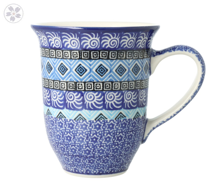 Kubek Latte V 0,45 L Ceramika Artystyczna Bolesławiec K826 dek1917X