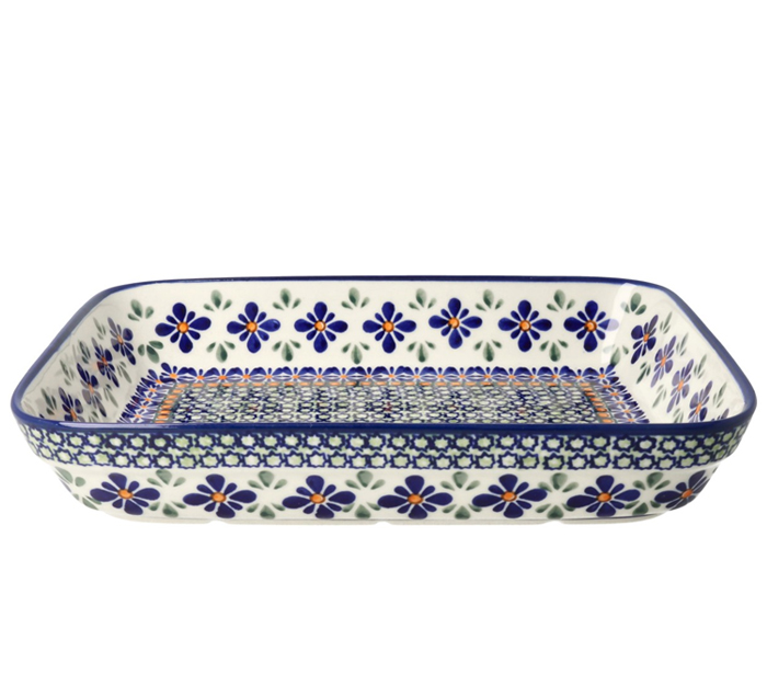 Półmisek do zapiekania 19,5x25,5 cm Bolesławiec GU370DEKDU60