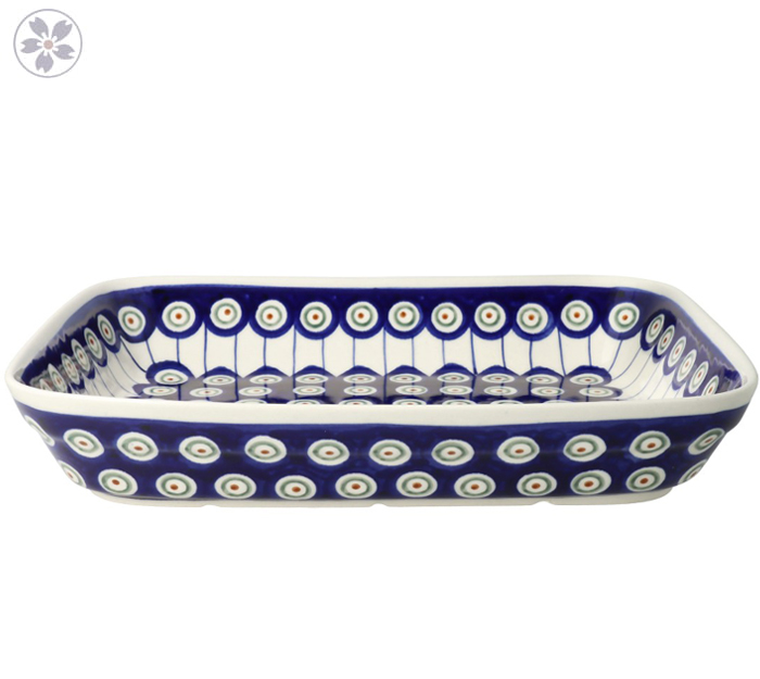 Półmisek do zapiekania 19,5x25,5 cm Bolesławiec GU370DEK8